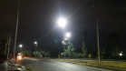 Iluminação do novo viaduto em Paranaguá