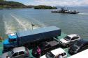 Ferry Boat de Guaratuba, em referência à licitação da nova concessão da travessia por meio do ferry-boat