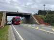 Viaduto R. Newton Laporte (PR-418) em Curitiba: novas descidas d'água.