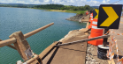 Ponte Rio Itararé - Represa de Chavantes PR-218 em Carlópolis - dano causado por acidente