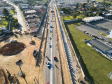 Obras do novo viaduto em São José dos Pinhais