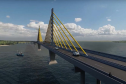 Maquete 3D da Ponte de Guaratuba