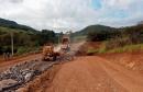 PR-239 obra de pavimentação entre Pitanga e Mato Rico