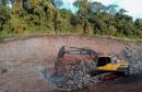 PR-239 obra de pavimentação entre Pitanga e Mato Rico
