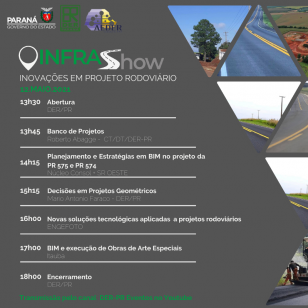 Infrashow - Inovações em Projeto rodoviário programação