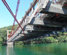 Ponte Pênsil de Ribeirão Claro