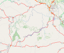 Mapa da PR-438 entre Teixeira Soares e Guaragi
