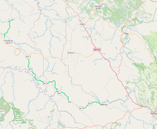 Mapa das rodovias do lote 03