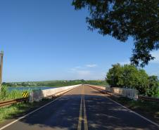 Ponte Rio Vermelho PR-090 no limite entre Alvorada do Sul e Porecatu