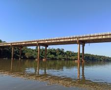 Ponte Rio Piquiri PR-180 no limite entre Nova Aurora e Quarto Centenário