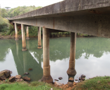 Ponte Rio Santana PR-493 no limite entre Verê e Itapejara d'Oeste