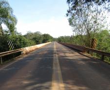 Ponte Rio São Francisco PR-488 no limite entre Santa Helena e Diamante d'Oeste