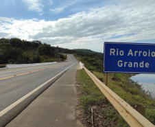 Ponte sobre o Rio Arroio Grande PR-340 em Ortigueira