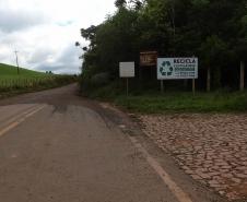 PR-459 - Início do trecho não-pavimentado em Clevelândia