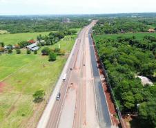 BR-469 obra de duplicação da Rodovia das Cataratas em Foz do Iguaçu