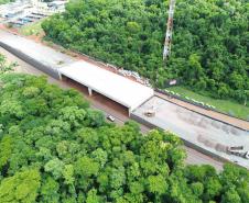 BR-469 obra de duplicação da Rodovia das Cataratas em Foz do Iguaçu