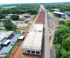BR-469 obra de duplicação da Rodovia das Cataratas em Foz do Iguaçu