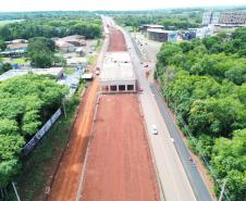BR-469 obra de duplicação da Rodovia das Cataratas em Foz do Iguaçu