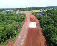 BR-469 obra de duplicação da Rodovia das Cataratas em Foz do Iguaçu