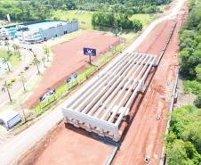 BR-469 obra de duplicação da Rodovia das Cataratas em Foz do Iguaçu