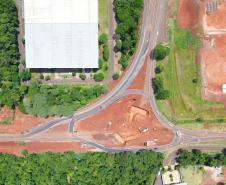 BR-469 obra de duplicação da Rodovia das Cataratas em Foz do Iguaçu