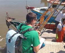 Acompanhamento técnico da atividade pesqueira na Baía de Guaratuba