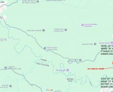 Mapa de Rio Negro - Ruas Ervino Ernesto Brunquell e Reinaldo Gruber