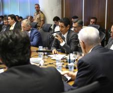 Governador Carlos Massa Ratinho Junior coordena reunião com a equipe de governo.  -  Curitiba, 25/06/2019  -  Foto: Jaelson Lucas/ANPr