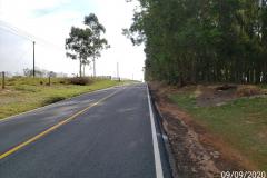 Serviços concluídos em rodovias de Santa Eliza