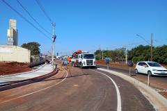 BR-369 em Londrina, trecho em obras para implantação do Viaduto da PUC