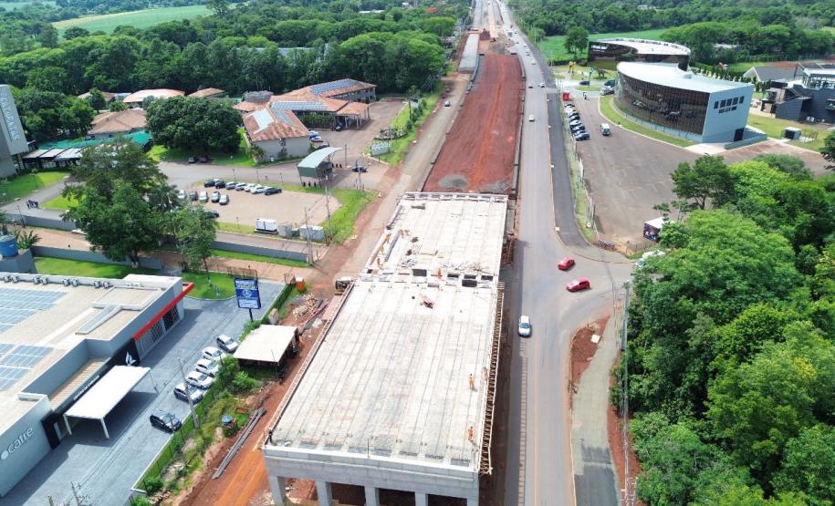 BR-469 obra de duplicação da Rodovia das Cataratas em Foz do Iguaçu