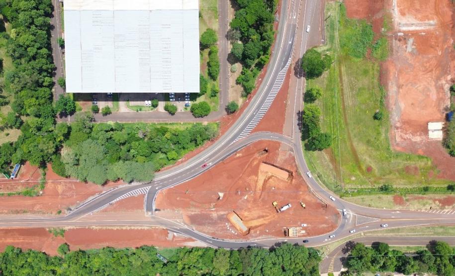 BR-469 obra de duplicação da Rodovia das Cataratas em Foz do Iguaçu